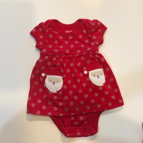 2 piece Carters Newborn Christmas dress w/sweater - Picture 3 of 4